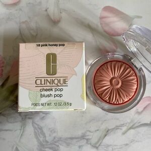 Clinique Cheek Pop Blush Pop 18 PINK HONEY POP 3.5g/ .12 oz, NIB